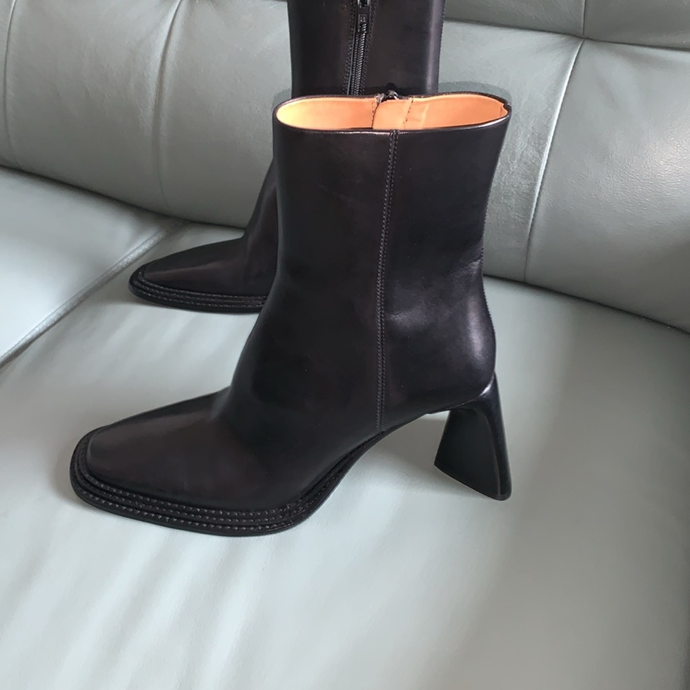 Alexander Wang NWT Booker Square Toe Bootie - Picture 2 of 13